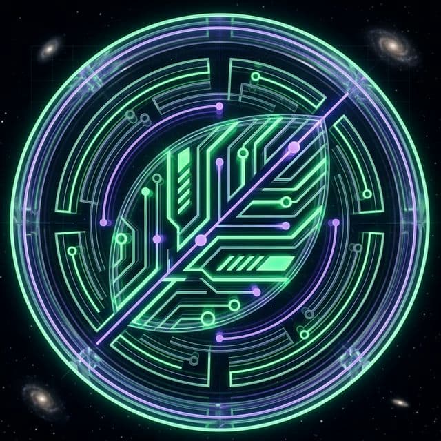 3D Holographic Globe Leaf